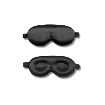 3D 100% SILK NIGHT MASK - BLACK