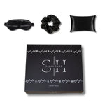 Coffret cadeau en soie noir