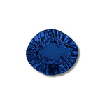Bonnet de nuit en soie naturelle bleu marine, idéal pour protéger les cheveux et réduire les frisottis pendant le sommeil - SILKHOUSE