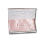 TAIE D'OREILLER 100% SOIE 22 MOMMES - ROSE SATINÉ