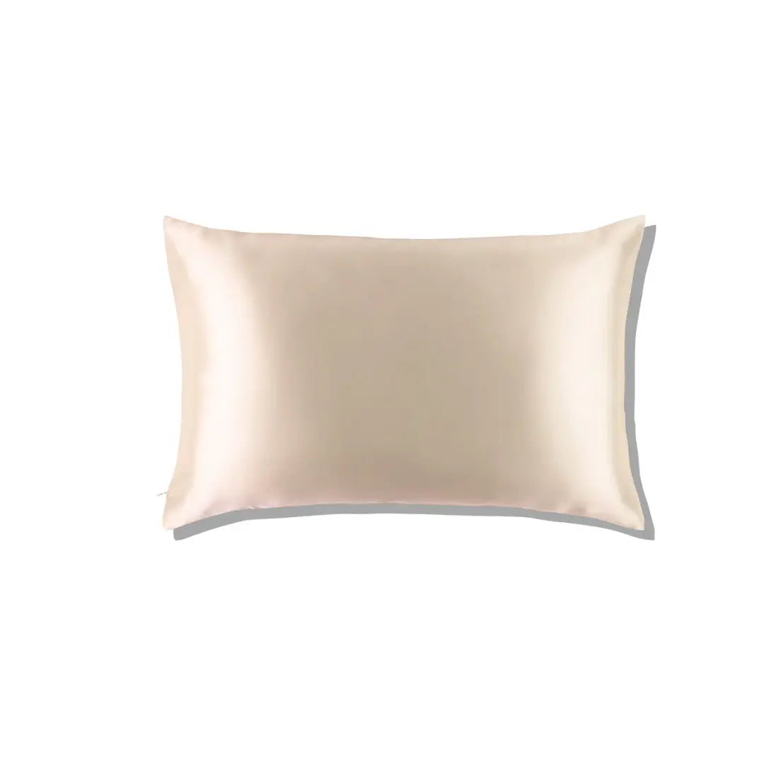 100% SILK PILLOWCASE 22 MOMMES - CHAMPAGNE