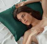 TAIES D'OREILLER 100% SOIE - 22 MOMMES