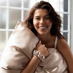 TAIE D'OREILLER 100% SOIE 22 MOMMES - CHAMPAGNE