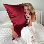 TAIES D'OREILLER 100% SOIE - 22 MOMMES